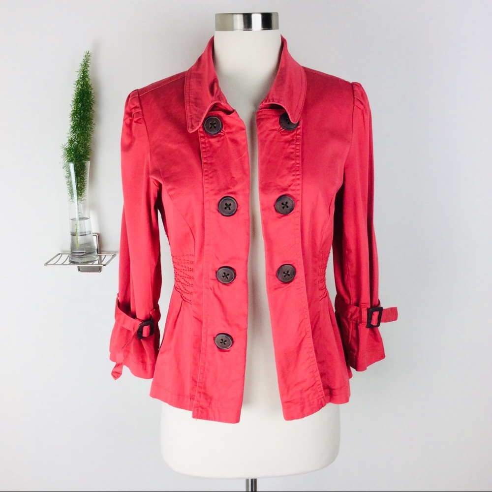American Rag Trendy Peplum Blazer Size (M) - Picture 3 of 8
